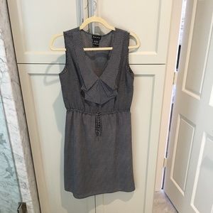 Black and white polka dot dress